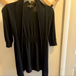 Express black cardigan